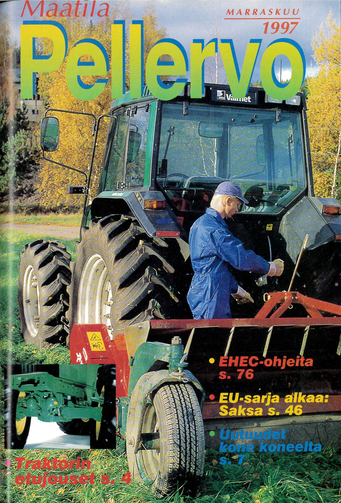 Ensimmäinen pelkästään maatalouden ammattiasioihin keskittyvä Maatila Pellervo ilmestyi marraskuussa 1997. Pellervo-lehti jatkoi kodin asioihin keskittyvänä julkaisuna.