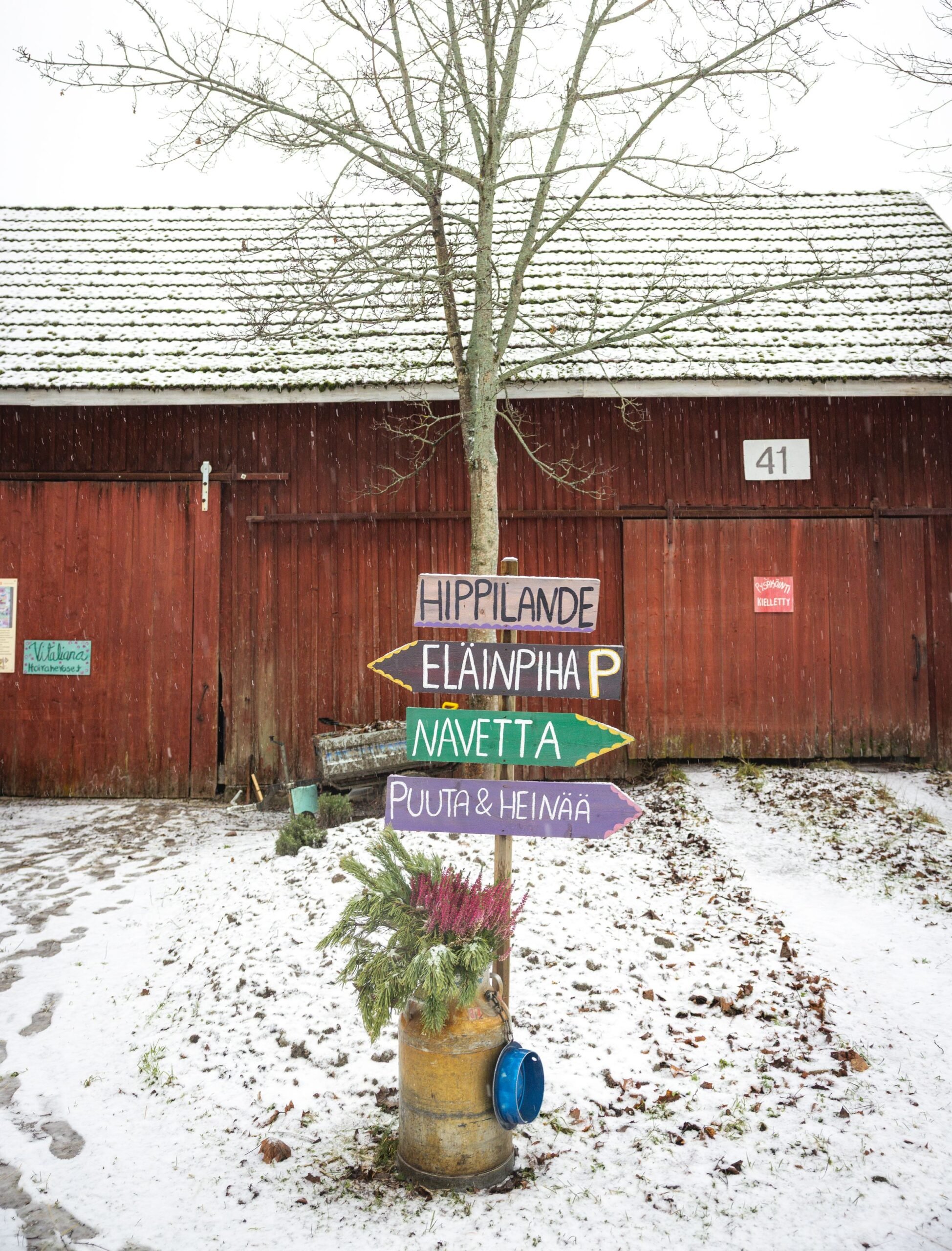 Eläinpiha on Hippi­landen sydän. Jatkossa tarjotaan myös enemmän hyvin­vointi­palveluita yritys­asiakkaille.