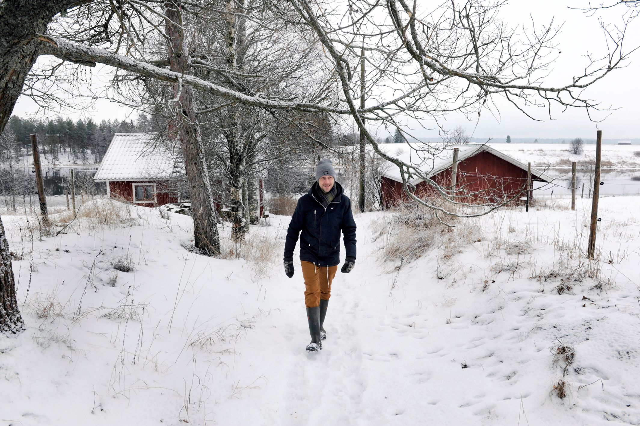 Useamman vuoden etsinnän jälkeen Tuomo Turjansalo löysi unelmiensa tilan Kouvolasta Kymijoen varrelta.